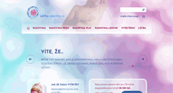 Desktop Screenshot of lecba-rakoviny.cz