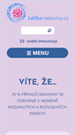 Mobile Screenshot of lecba-rakoviny.cz